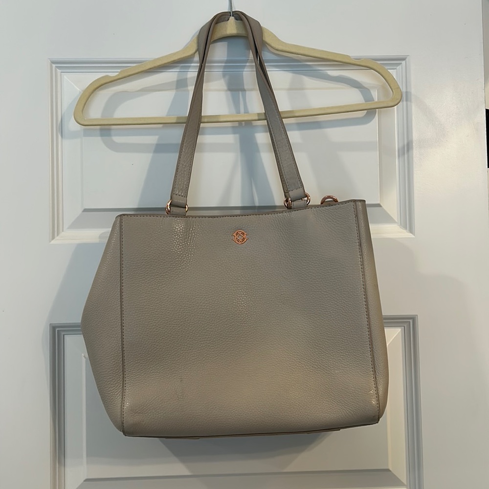 Allyn Tote Small Bone with dust bag